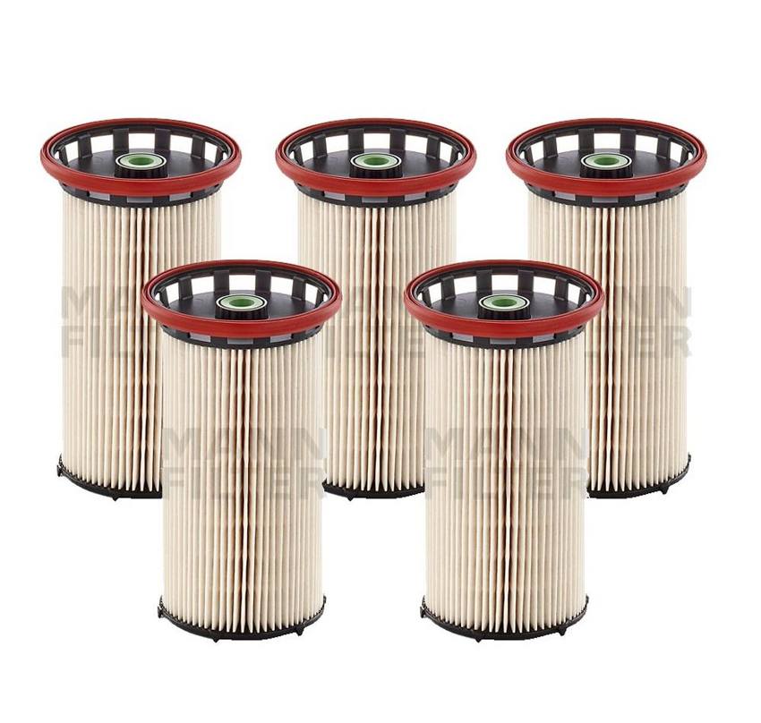 Audi VW Fuel Filters (Set of 5) 5Q0127400F MANNFILTER 3739245KIT